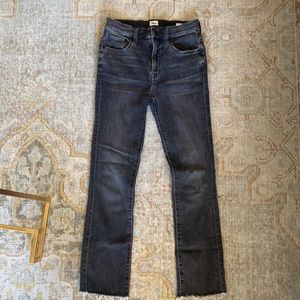 Grey Edwin Jeans- Bree Slim Straight Crop